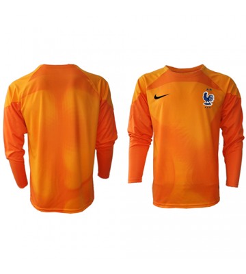 France Goalkeeper Replica Home Stadium Shirt World Cup 2022 Long Sleeve